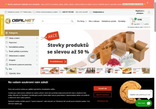 Zobrazit webové stránky Vaše Obaly