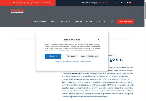 VCHD Cargo a.s. nabízí práci na pozici Řidiči/ky tahačů v obci Kladno