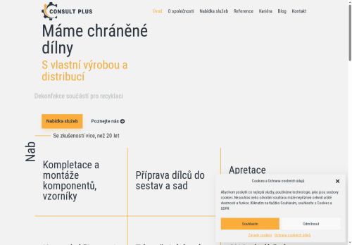Webové stránky K - CONSULT plus, s.r.o., Svitavy
