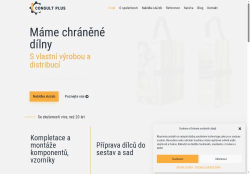 Webové stránky K - CONSULT plus, s.r.o., Svitavy