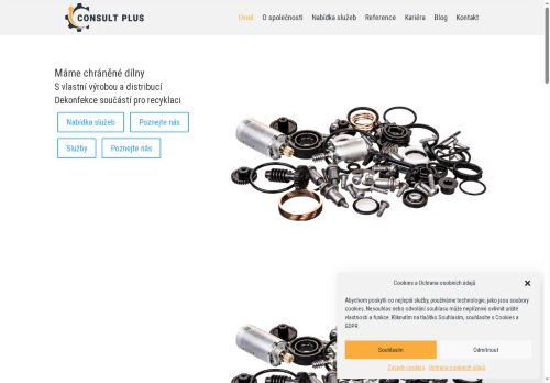 Webové stránky K - CONSULT plus, s.r.o., Svitavy