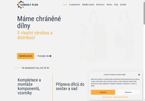 Webové stránky K - CONSULT plus, s.r.o., Svitavy