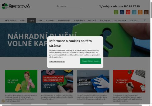 ŠEDOVÁ perfect service, o.p.s. nabízí práci na pozici Pracovník/ce úklidu - poloviční úvazek v obci Velké Meziříčí