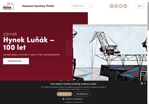 Webové stránky Muzeum Vysočiny Třebíč, příspěvková organizace, Jemnice