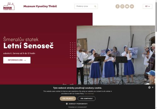 Zobrazit webové stránky Muzeum Vysočiny Třebíč