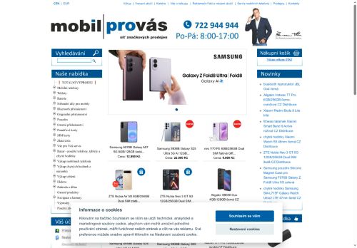 Zobrazit webové stránky mobilprovas.cz