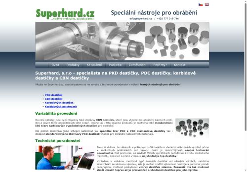 Superhard s.r.o. nabízí práci na pozici administrativně technický/á pracovník/ce v obci Boskovice