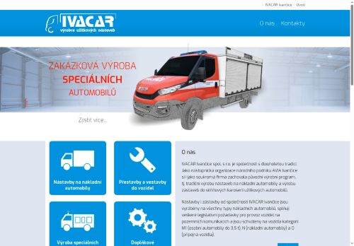 Zobrazit webové stránky Ivacar Ivančice, spol. s r.o.