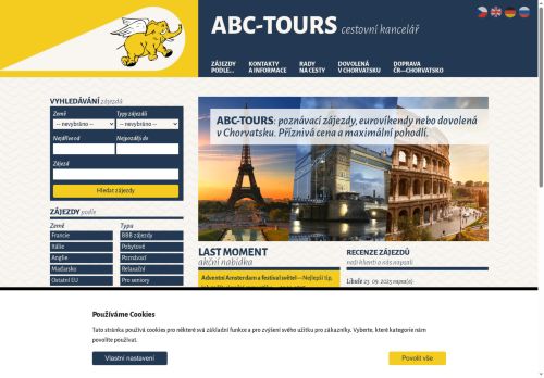 ABC - Tours, spol. s r.o. nabízí práci na pozici Řidič mezinárodní nákladní dopravy v obci Znojmo