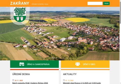 Zobrazit webové stránky Obecní úřad Zakřany