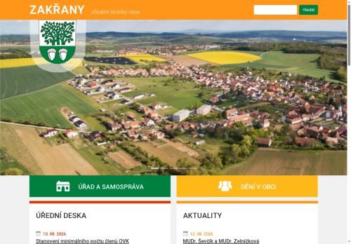 Zobrazit webové stránky Obecní úřad Zakřany