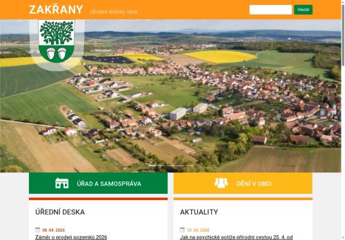 Zobrazit webové stránky Obecní úřad Zakřany