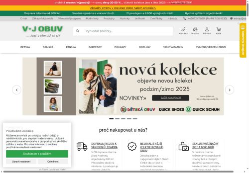 V+J OBUV, s.r.o. nabízí práci na pozici Vedoucí prodavač/ka v obci Čelákovice