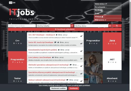 Zobrazit webové stránky ITjobs, s.r.o.