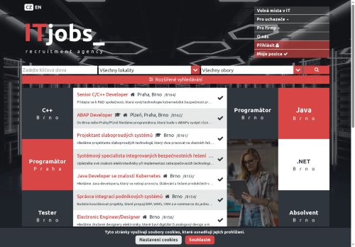 Zobrazit webové stránky ITjobs, s.r.o.