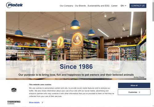 Plaček Pet Products s.r.o. nabízí práci na pozici OPERÁTOR SKLADU/SKLADNÍK v obci Poděbrady