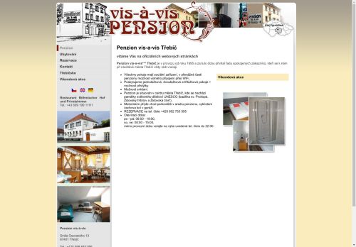 Zobrazit webové stránky Penzion vis-à-vis