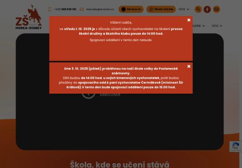 Zobrazit webové stránky Základní škola Třebíč, Horka-Domky