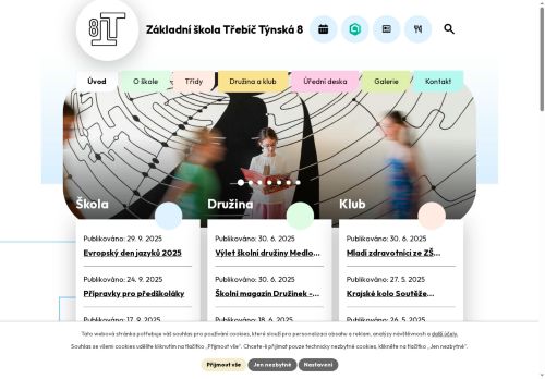 Zobrazit webové stránky Základní škola Třebíč, Týnská