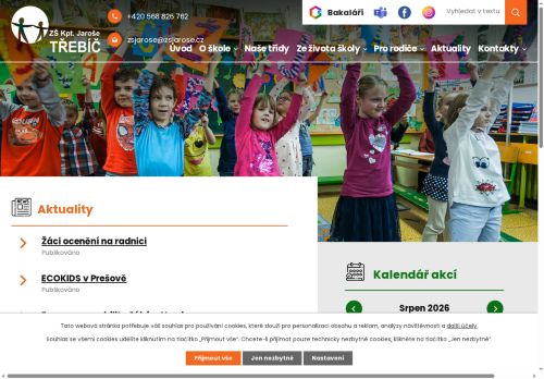 Zobrazit webové stránky Základní škola ul. Kpt. Jaroše
