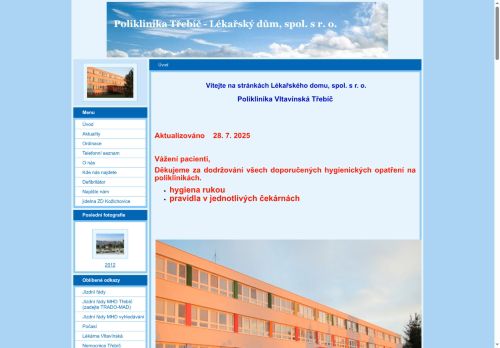 Zobrazit webové stránky Poliklinika Třebíč
