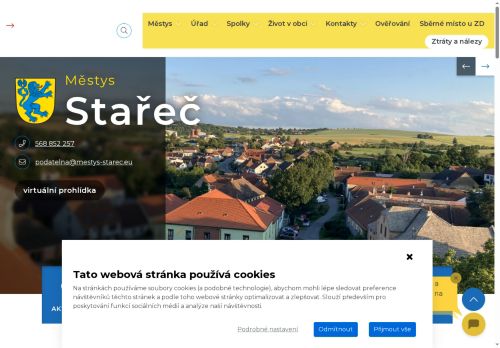 Zobrazit webové stránky Úřad městyse Stařeč