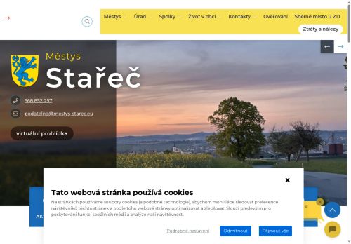Zobrazit webové stránky Úřad městyse Stařeč