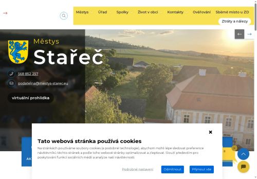 Zobrazit webové stránky Úřad městyse Stařeč