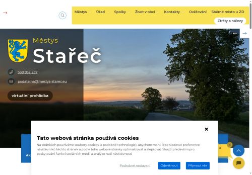 Zobrazit webové stránky Úřad městyse Stařeč