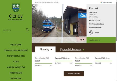 Zobrazit webové stránky Obecní úřad Číchov