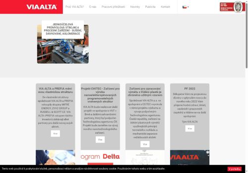 VIA ALTA a. s. nabízí práci na pozici Lakýrník v obci Třebíč