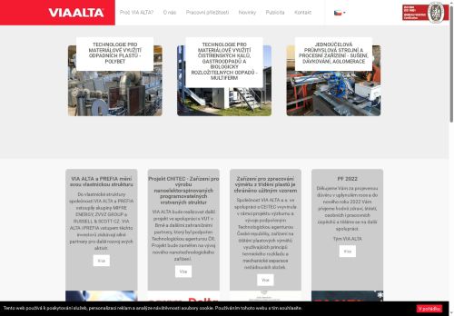 VIA ALTA a. s. nabízí práci na pozici Technici elektronici projektanti, konstruktéři v obci Okříšky