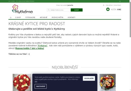 Zobrazit webové stránky Kytkárna Neslovice