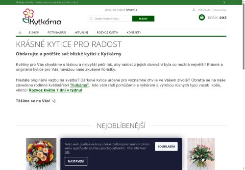 Zobrazit webové stránky Kytkárna Neslovice