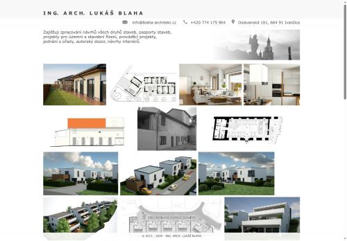 Zobrazit webové stránky PROJEKCE - LUKÁŠ BLAHA, Ing. arch.