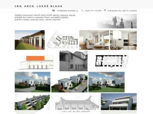 PROJEKCE - LUKÁŠ BLAHA, Ing. arch.