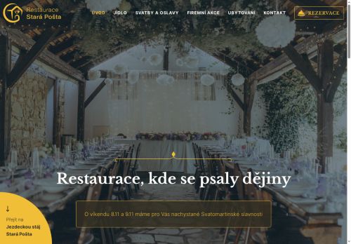 Zobrazit webové stránky Stará Pošta