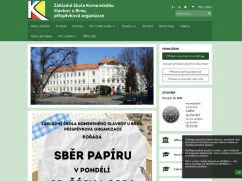 Tělecvična a hala ZŠ Komenského