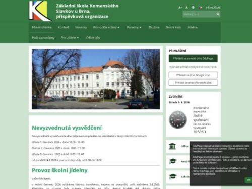Tělecvična a hala ZŠ Komenského