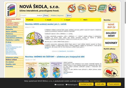 Nakladatelství NAŠE ŠKOLA, s.r.o. nabízí práci na pozici Editor/ka elektronických interaktivních učebnic v obci Brno