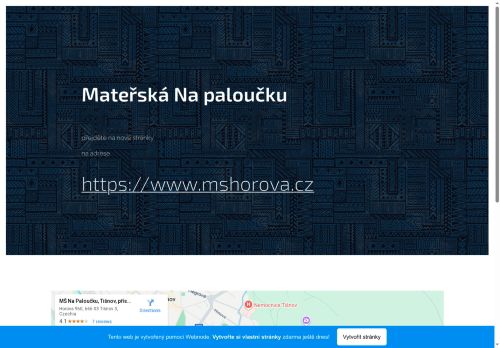 Zobrazit webové stránky MŠ Tišnov, Horova