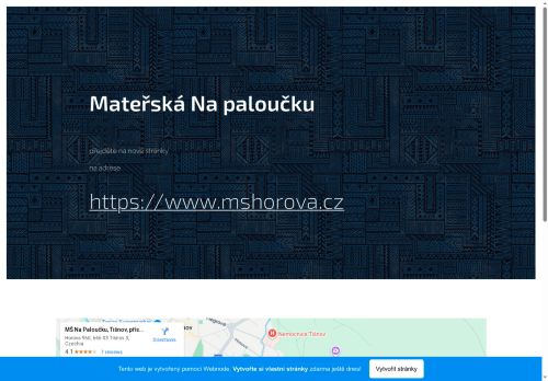 Zobrazit webové stránky MŠ Tišnov, Horova