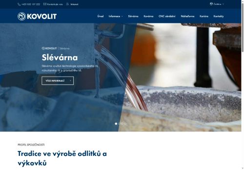 KOVOLIT, a.s. nabízí práci na pozici Strojírenský dělník v obrobně (m/ž) v obci Modřice
