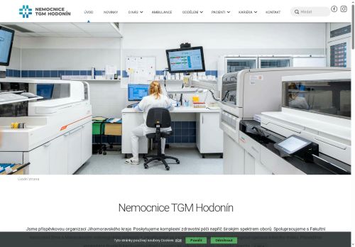 Zobrazit webové stránky Nemocnice TGM Hodonín