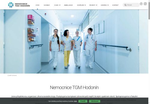 Zobrazit webové stránky Nemocnice TGM Hodonín