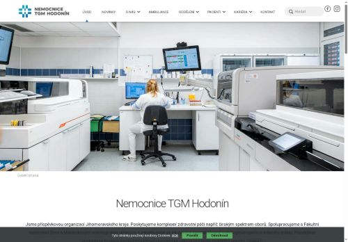 Zobrazit webové stránky Nemocnice TGM Hodonín