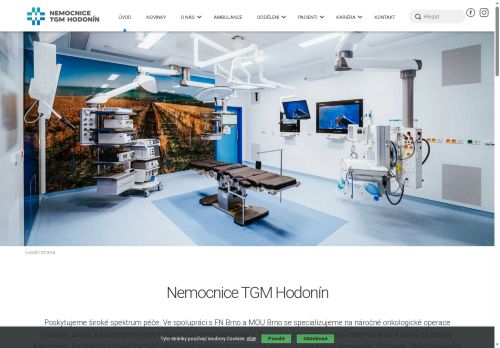 Zobrazit webové stránky Nemocnice TGM Hodonín