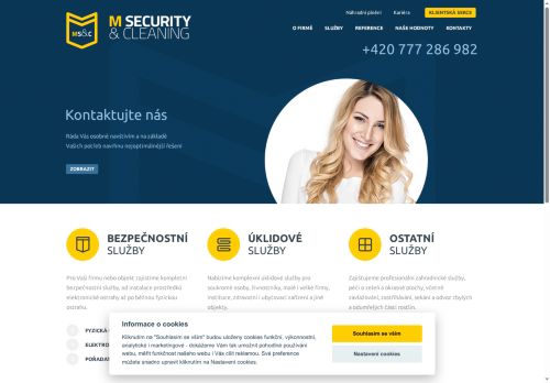 M Security and Cleaning s.r.o. nabízí práci na pozici ostraha, vrátná/ý - pouze pro invalidní důchodce v obci Plzeň