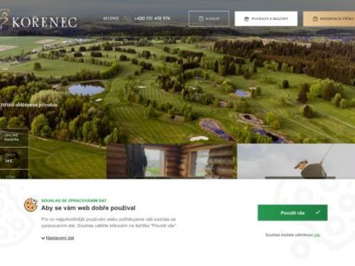 Golfové hřiště Kořenec Golf & Ski Resort