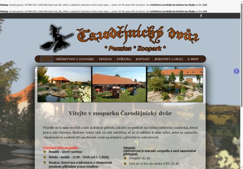 Zobrazit webové stránky Zoopark Čarodějnický dvůr Biskoupky